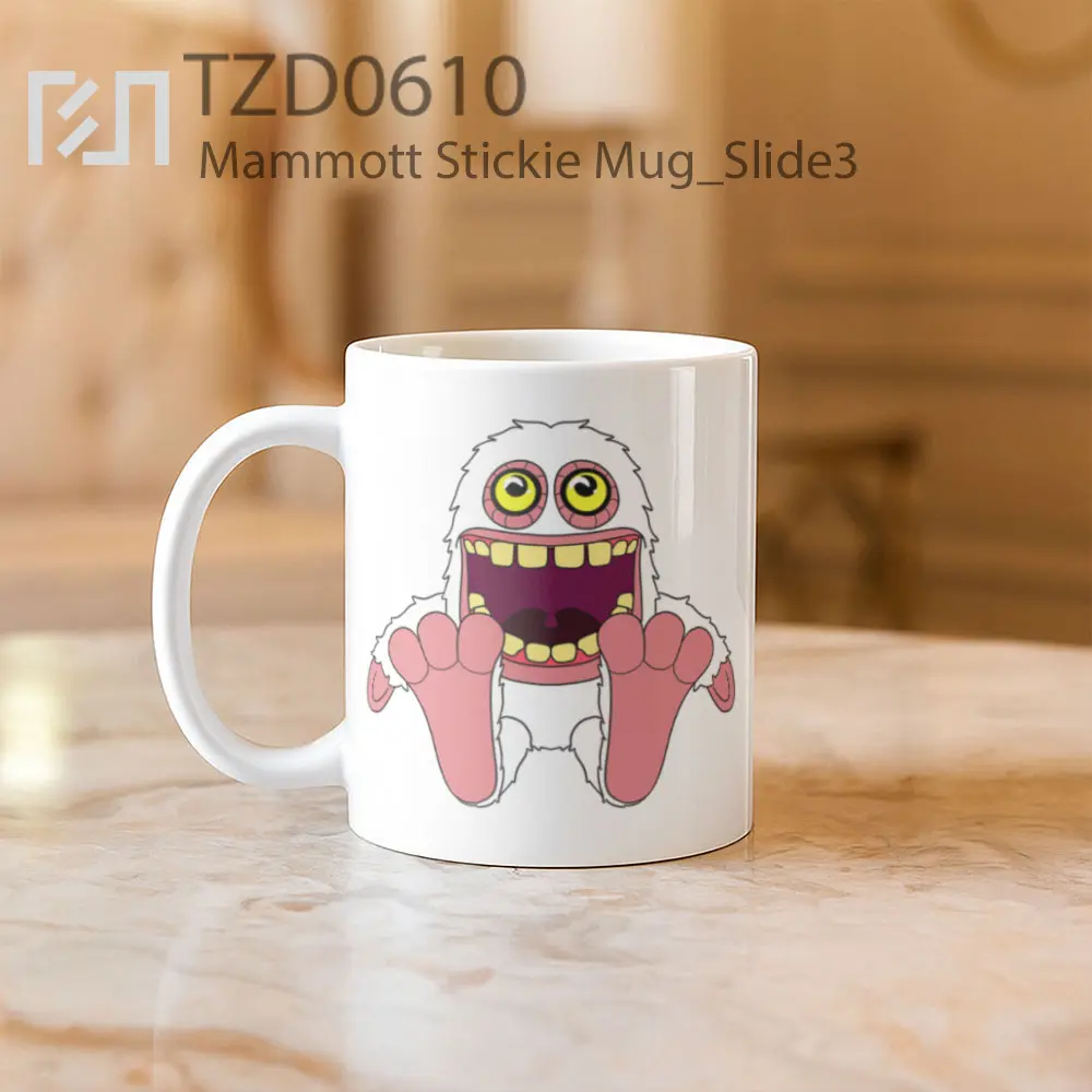 Mammott Stickie Mug - All-side / Desain