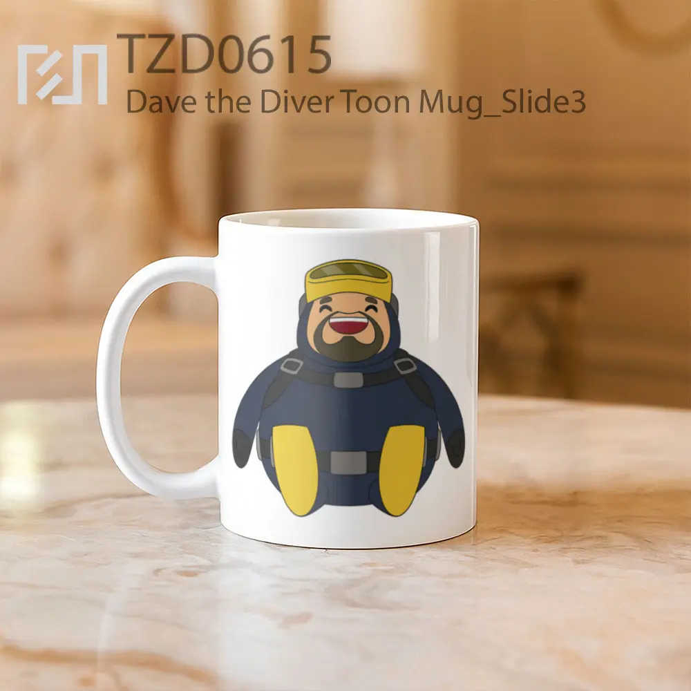 Dave the Diver Toon Mug - All-side / Desain