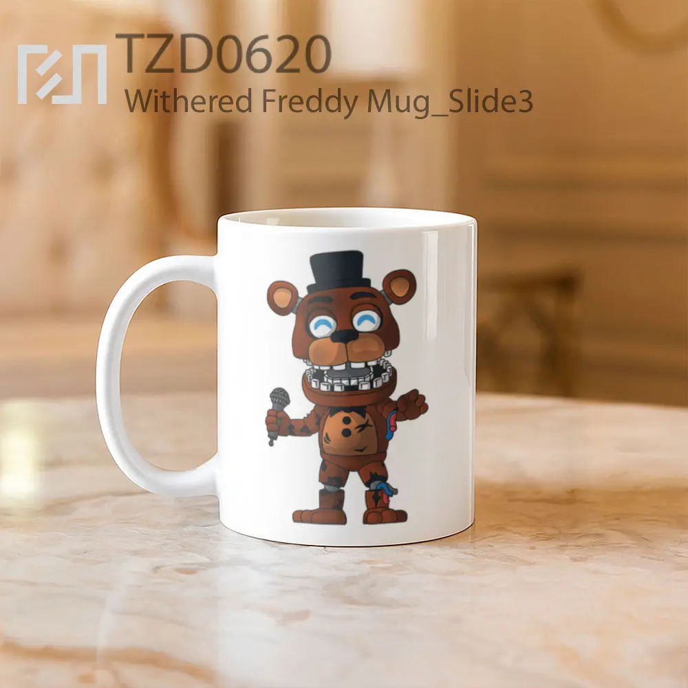 Withered Freddy Mug - All-side / Desain