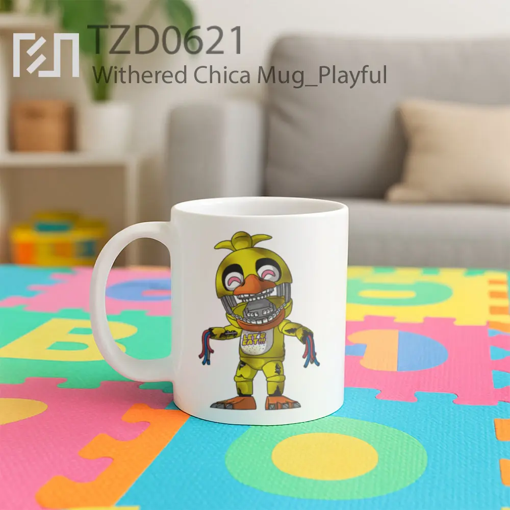 Withered Chica Mug - All-side / Desain