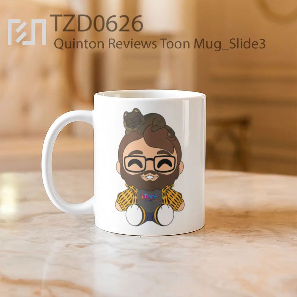 Quinton Reviews Toon Mug - All-side / Desain