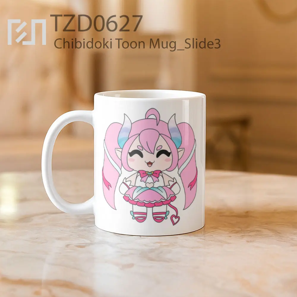 Chibidoki Toon Mug - All-side / Desain