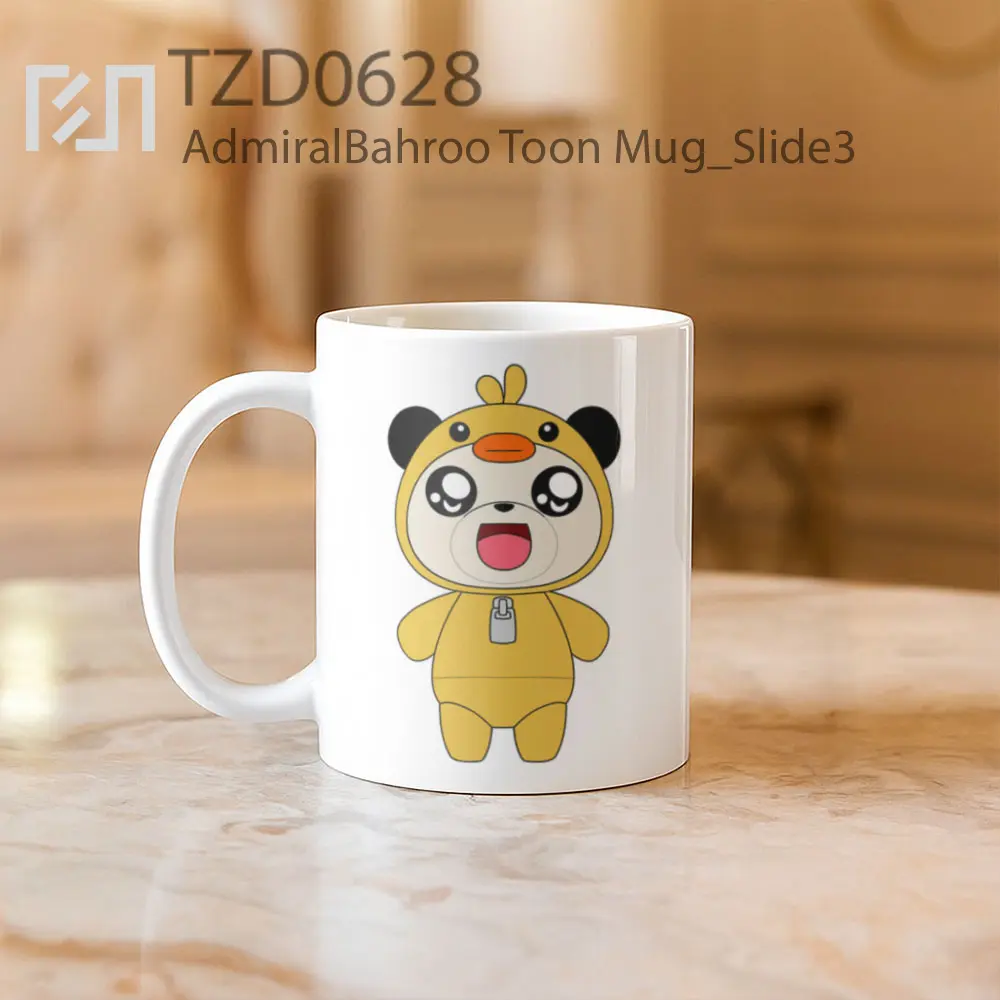 AdmiralBahroo Toon Mug - All-side / Desain