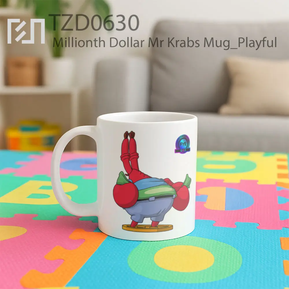 Millionth Dollar Mr Krabs Mug - All-side / Desain