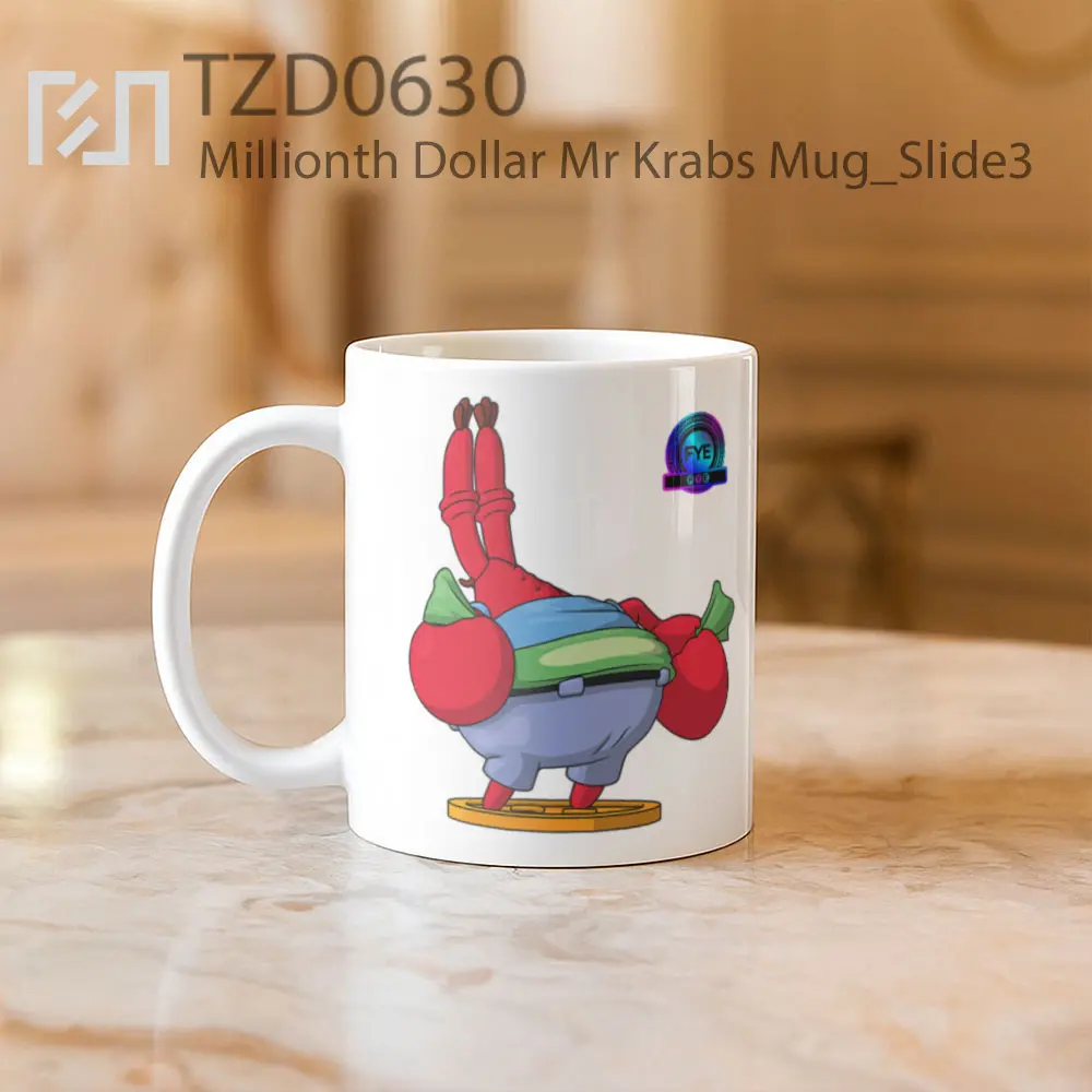 Millionth Dollar Mr Krabs Mug - All-side / Desain