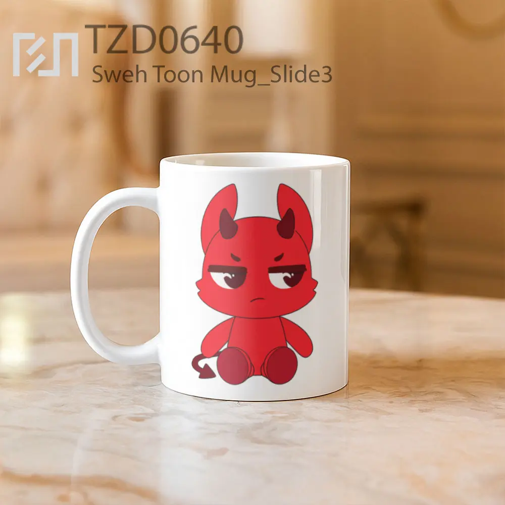 Sweh Toon Mug - All-side / Desain
