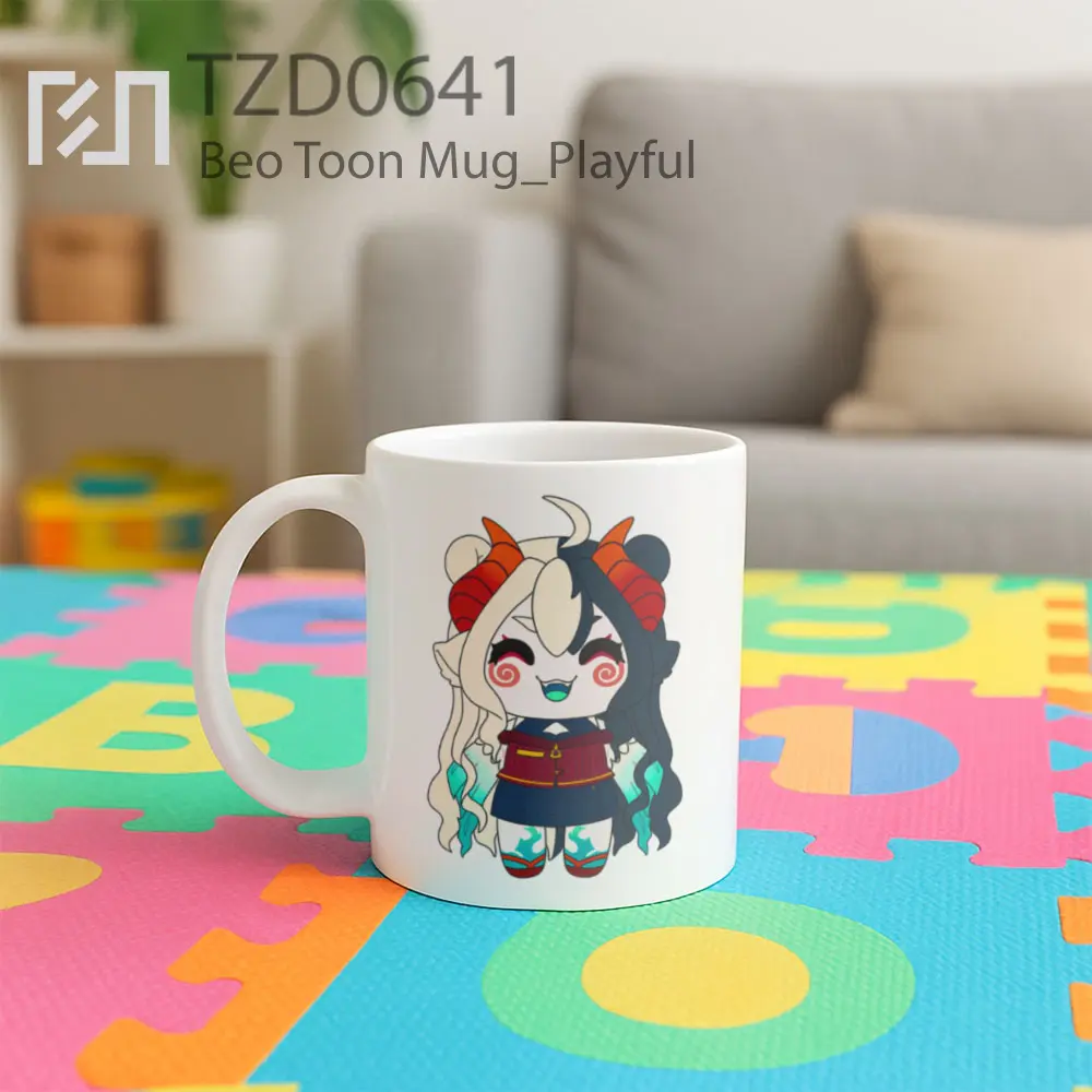 Beo Toon Mug - All-side / Desain