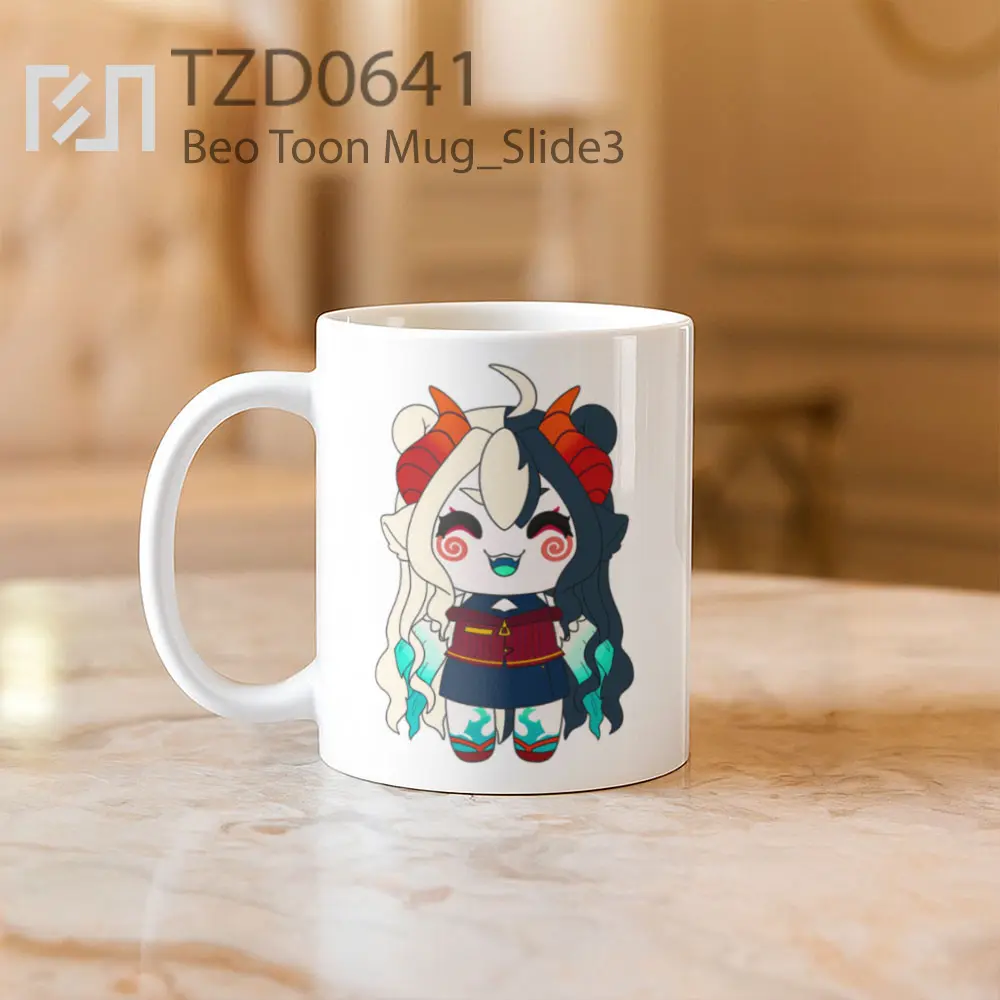 Beo Toon Mug - All-side / Desain