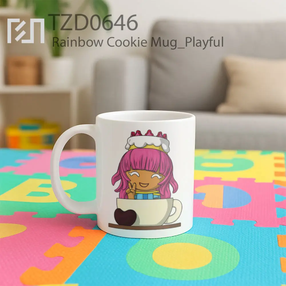 Rainbow Cookie Mug - All-side / Desain