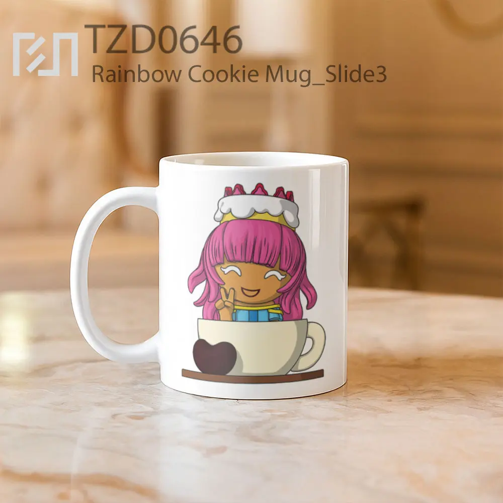 Rainbow Cookie Mug - All-side / Desain