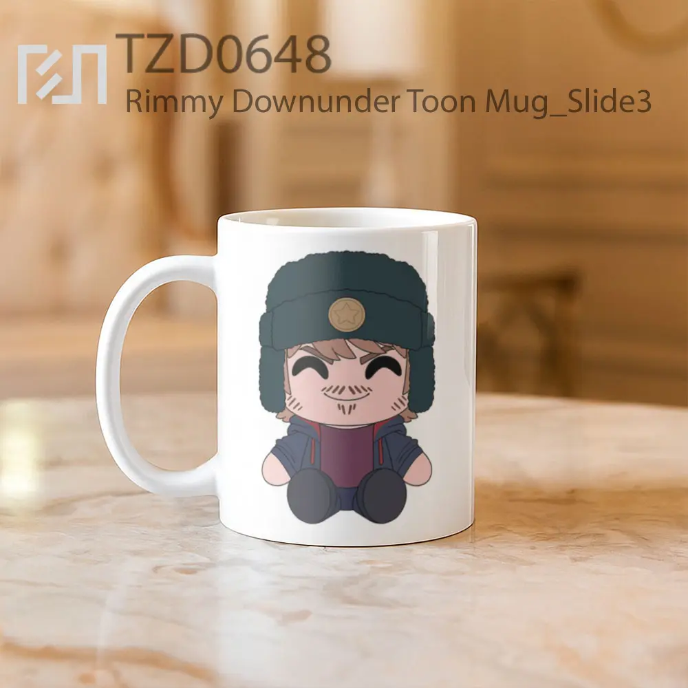 Rimmy Downunder Toon Mug - All-side / Desain