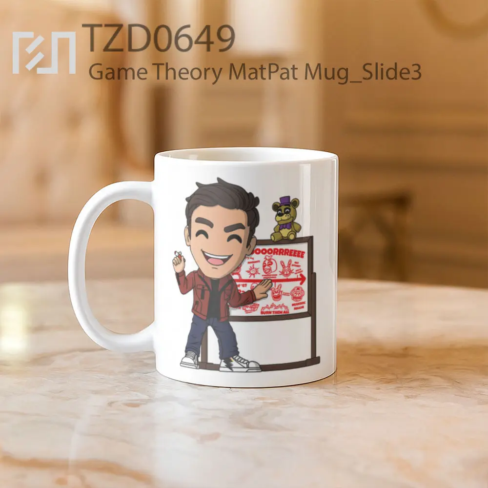 Game Theory MatPat Mug - All-side / Desain