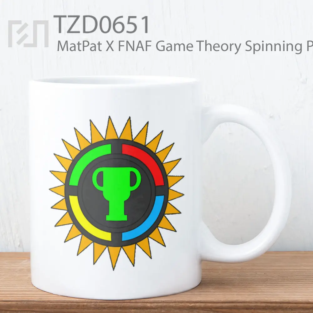 MatPat X FNAF Game Theory Spinning Pin Mug