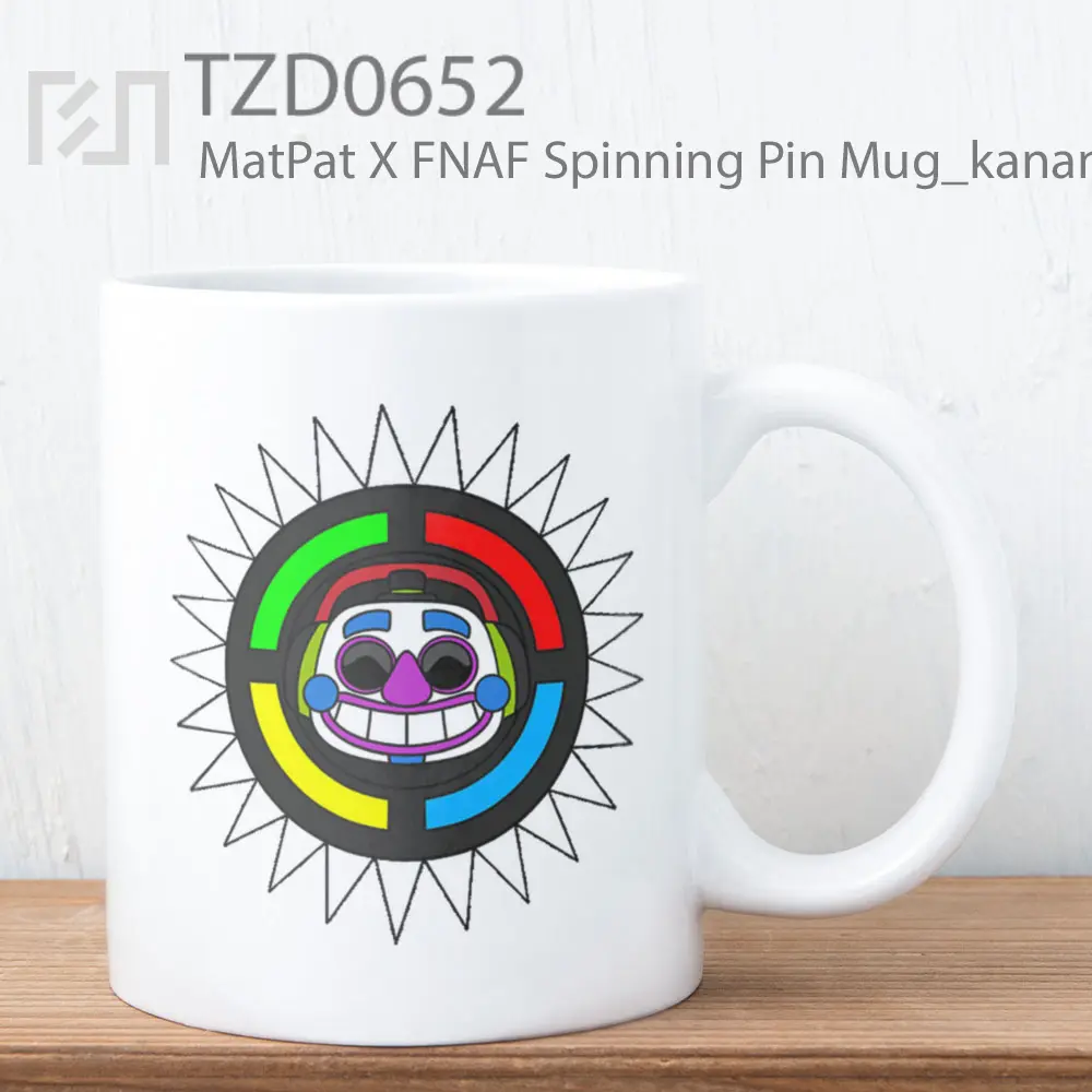 MatPat X FNAF Spinning Pin Mug