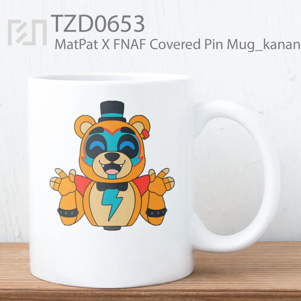 MatPat X FNAF Covered Pin Mug