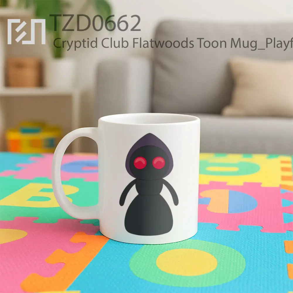 Cryptid Club Flatwoods Toon Mug - All-side / Desain