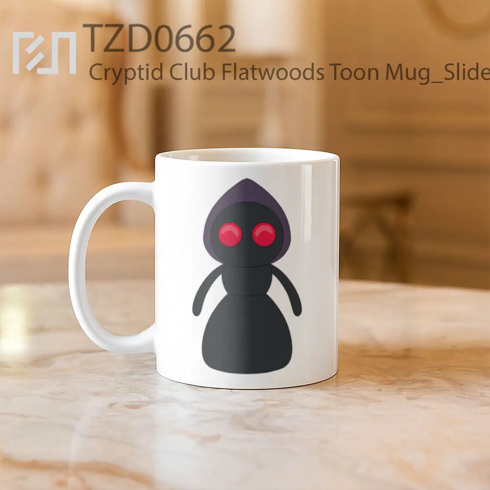 Cryptid Club Flatwoods Toon Mug - All-side / Desain