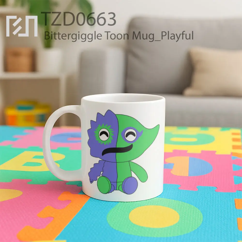 Bittergiggle Toon Mug - All-side / Desain