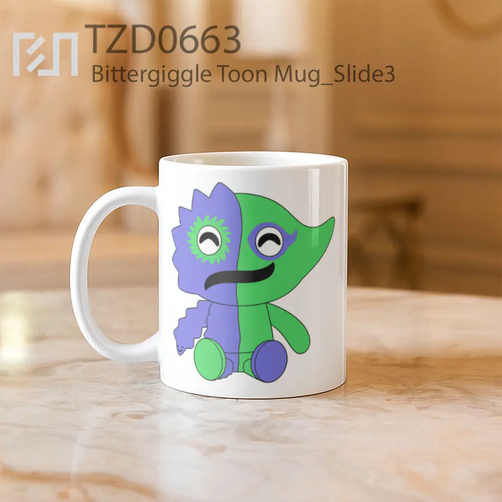 Bittergiggle Toon Mug - All-side / Desain