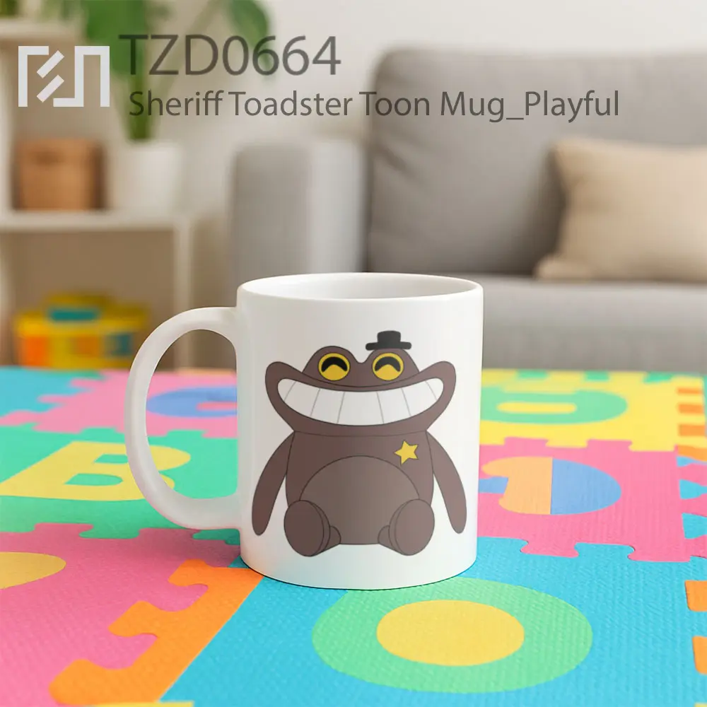 Sheriff Toadster Toon Mug - All-side / Desain
