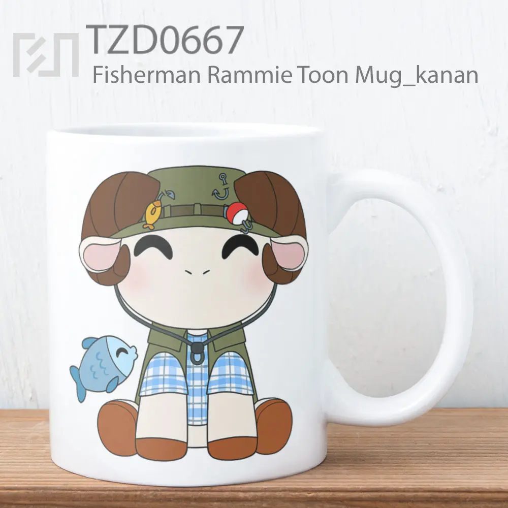 Fisherman Rammie Toon Mug