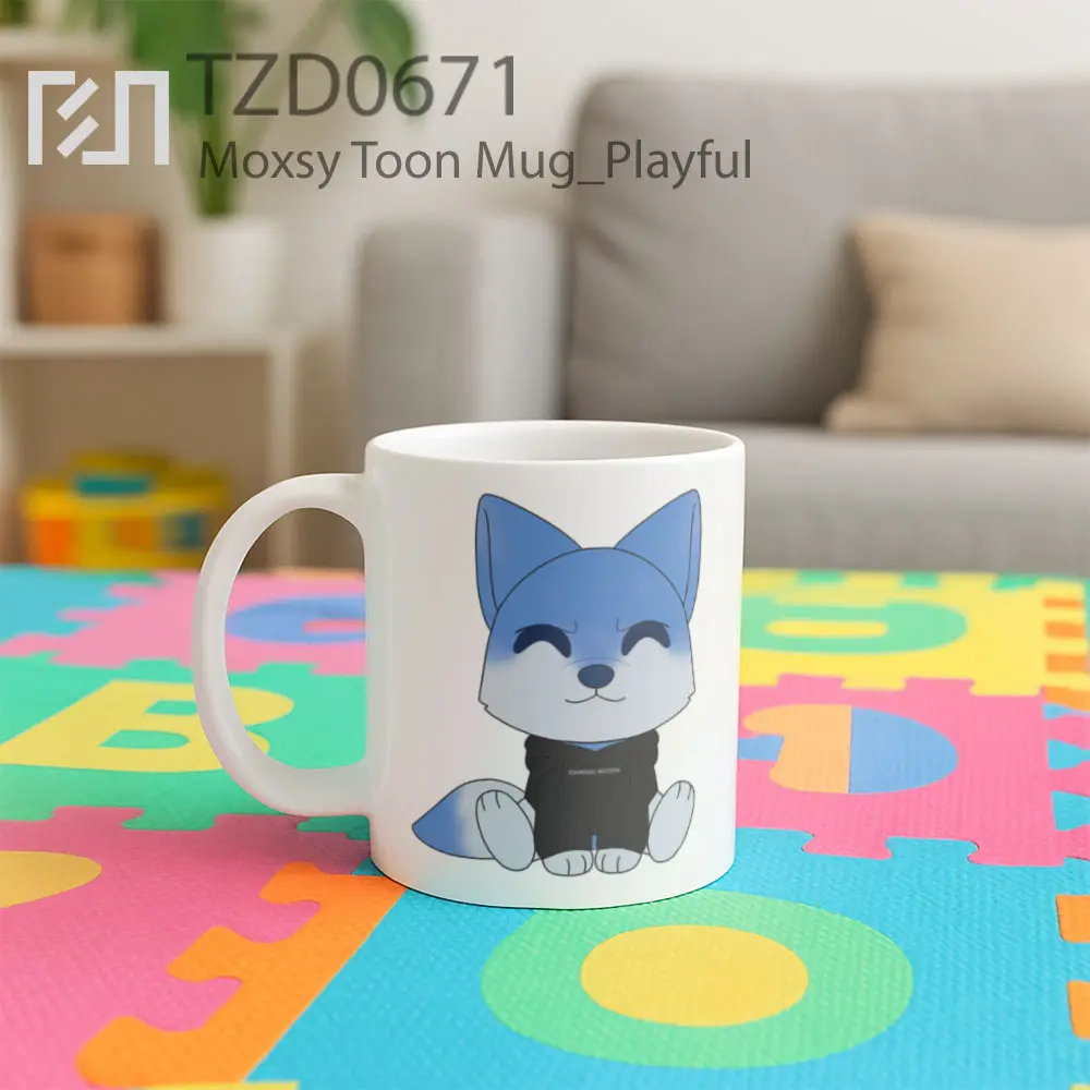 Moxsy Toon Mug - All-side / Desain