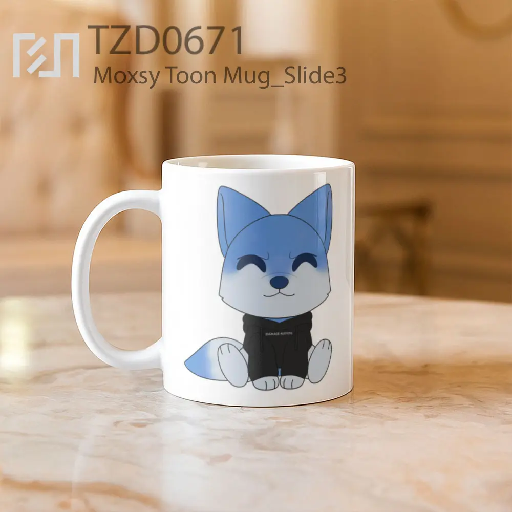 Moxsy Toon Mug - All-side / Desain