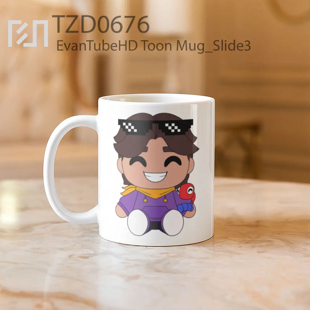 EvanTubeHD Toon Mug - All-side / Desain