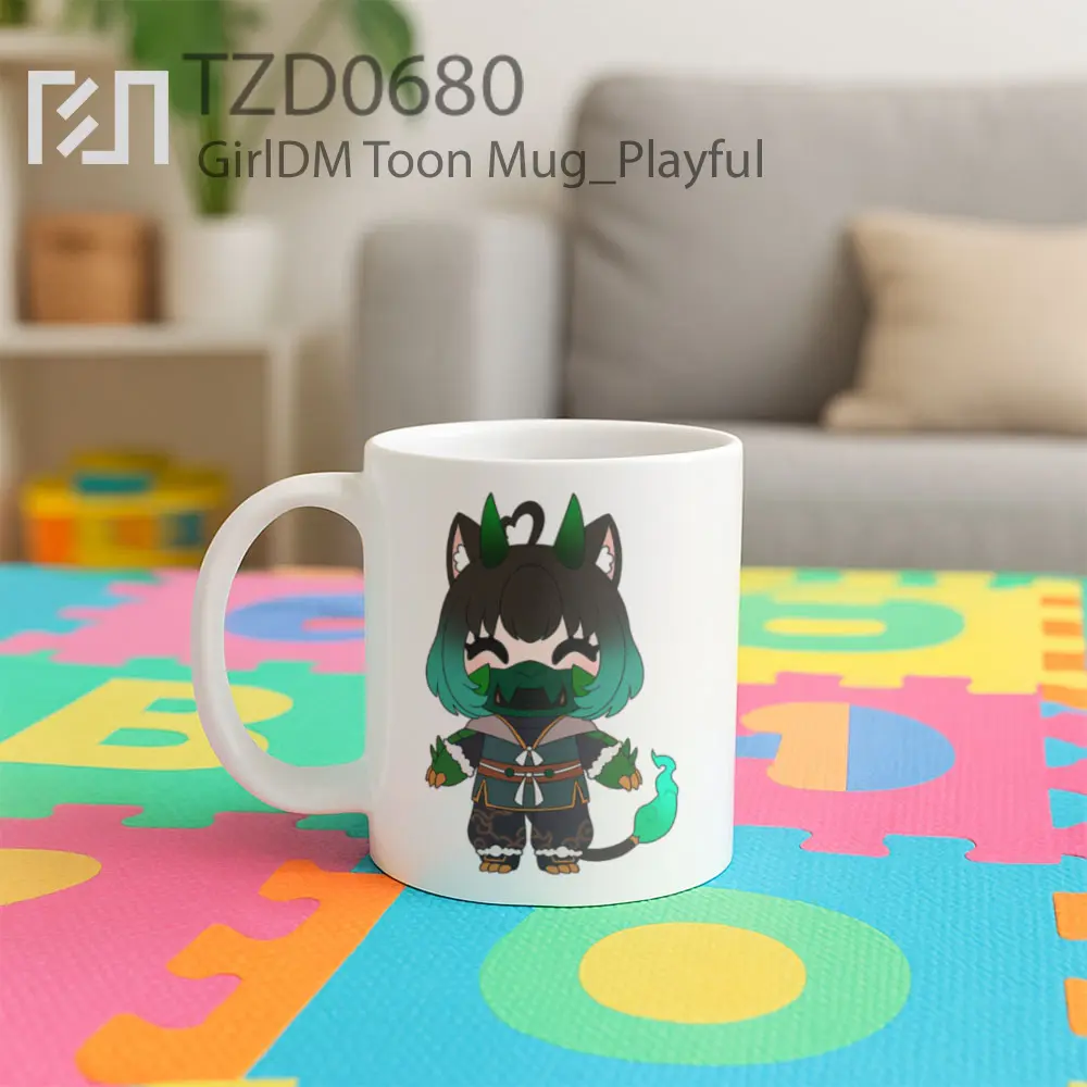 GirlDM Toon Mug - All-side / Desain