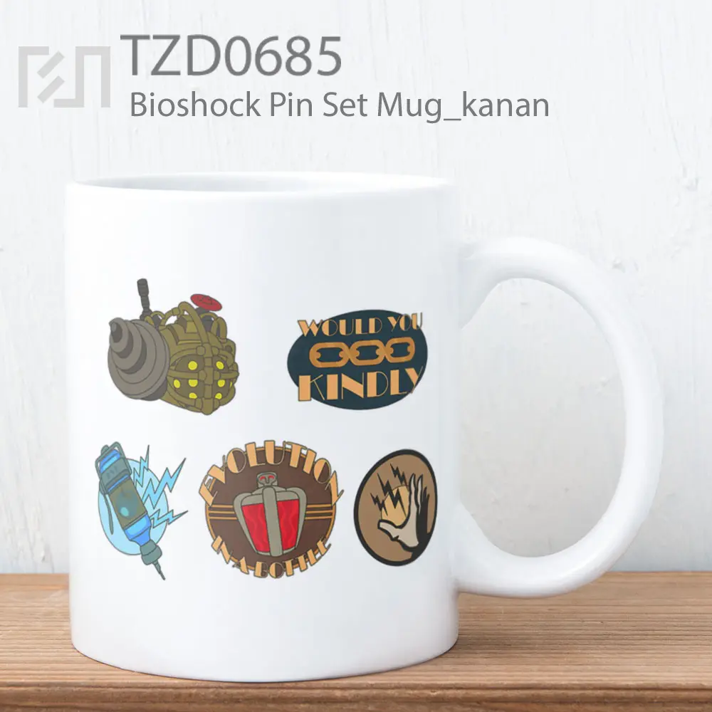 Bioshock Pin Set Mug