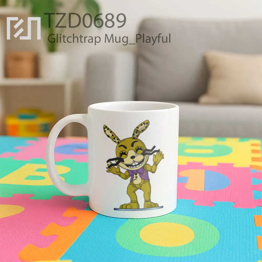 Glitchtrap Mug - All-side / Desain