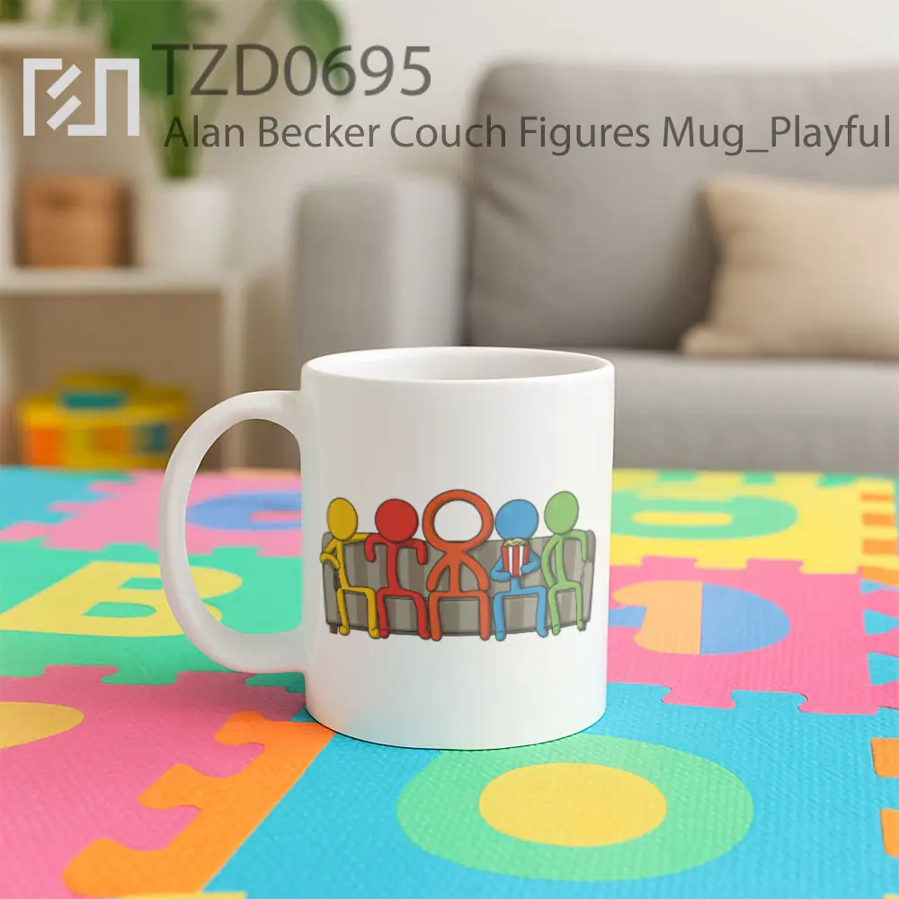 Alan Becker Couch Figures Mug - All-side / Desain