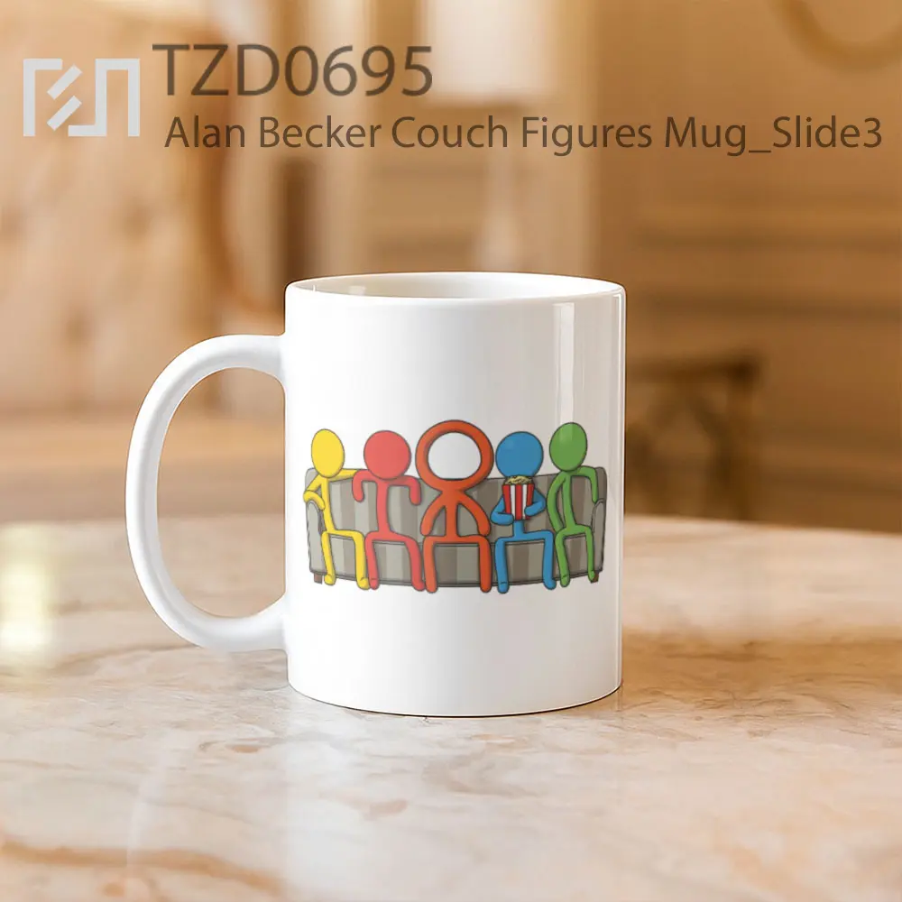 Alan Becker Couch Figures Mug - All-side / Desain