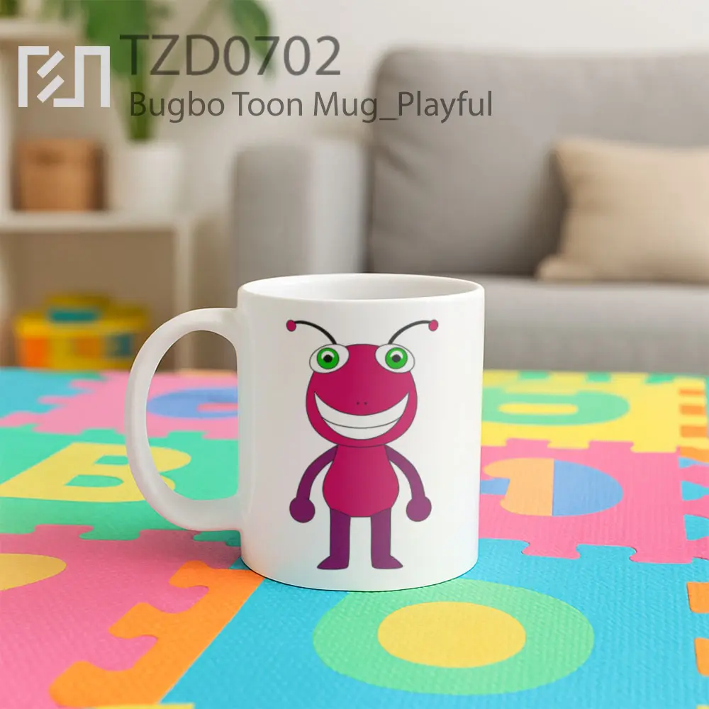Bugbo Toon Mug - All-side / Desain