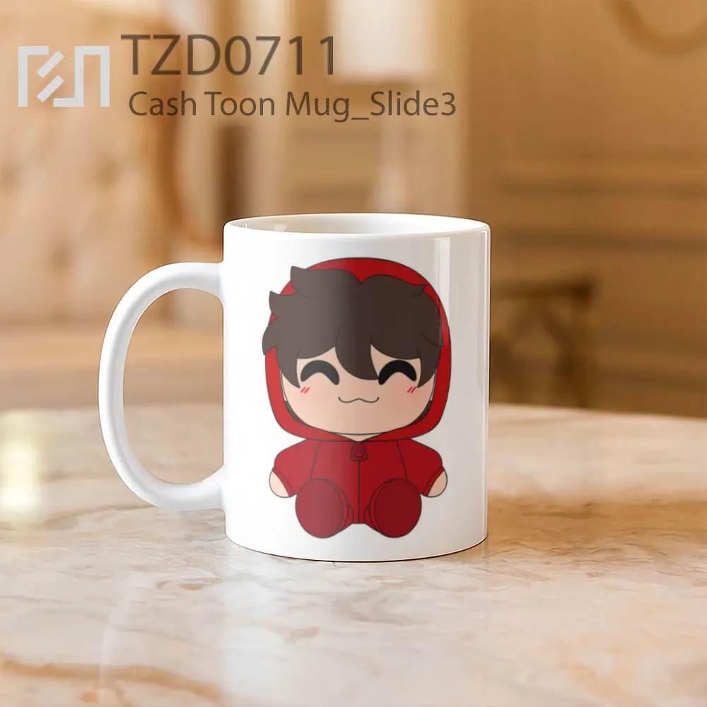 Cash Toon Mug - All-side / Desain