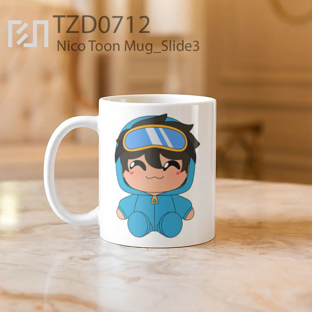 Nico Toon Mug - All-side / Desain