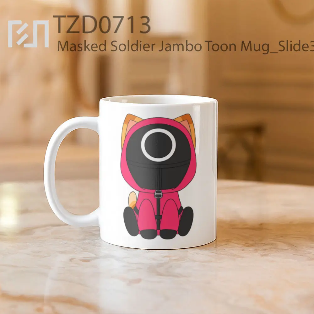 Masked Soldier Jambo Toon Mug - All-side / Desain