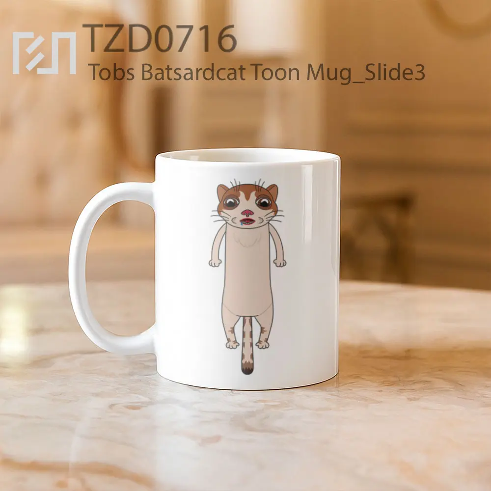 Tobs Batsardcat Toon Mug - All-side / Desain