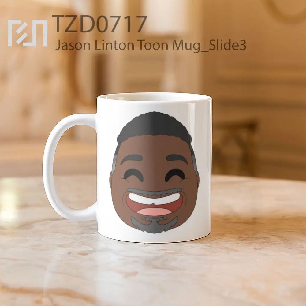 Jason Linton Toon Mug - All-side / Desain