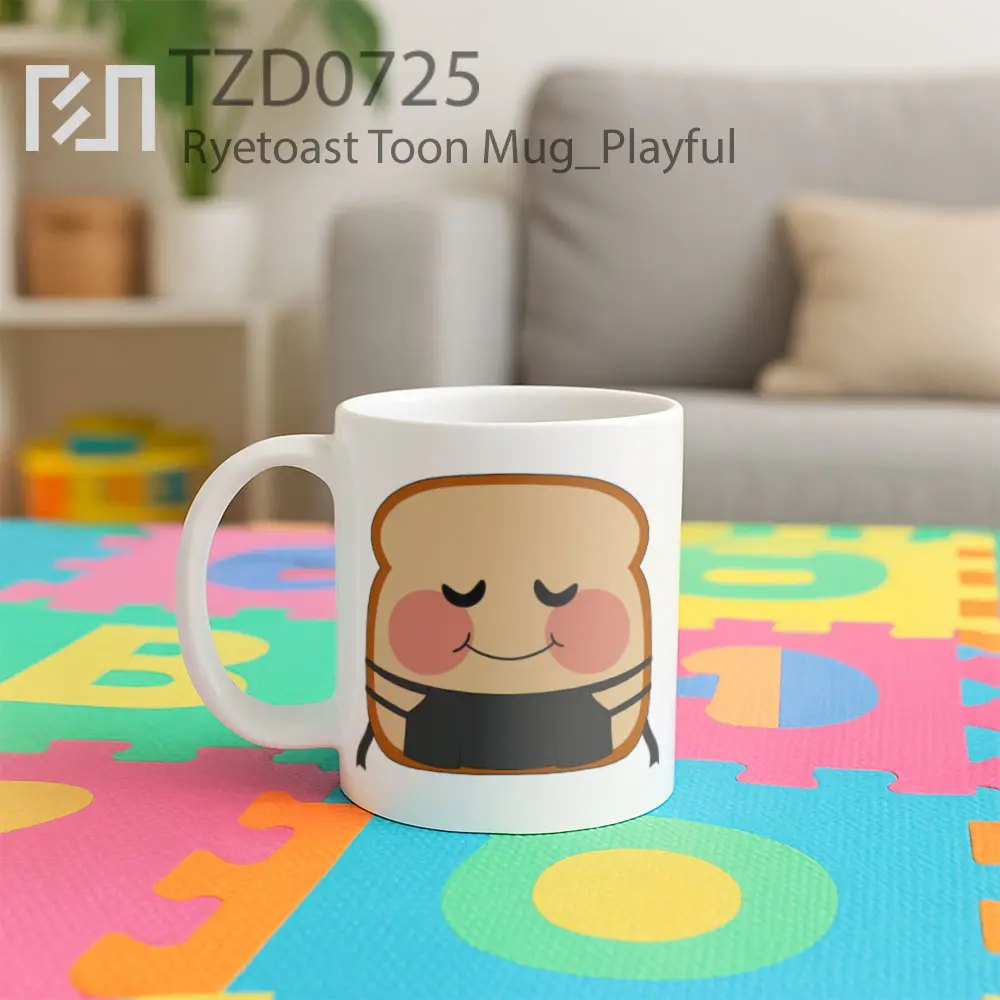 Ryetoast Toon Mug - All-side / Desain