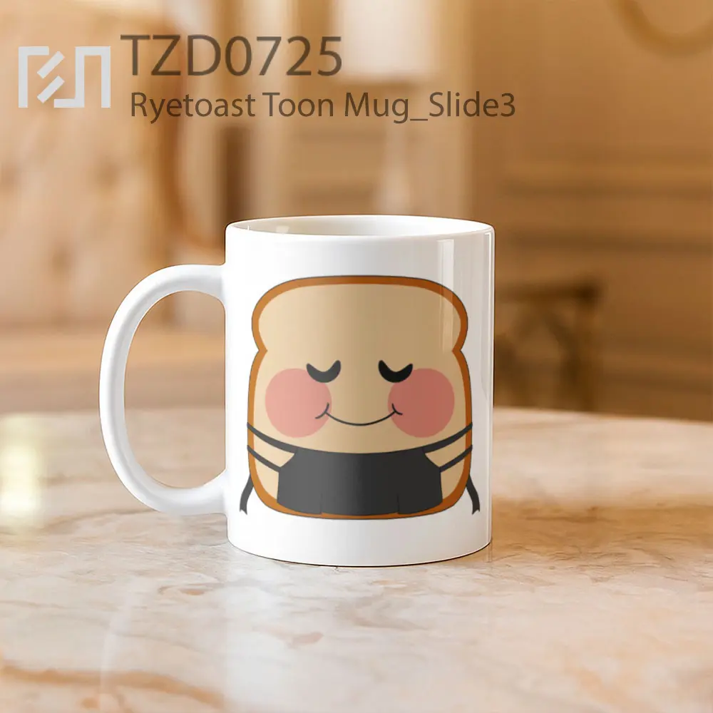 Ryetoast Toon Mug - All-side / Desain