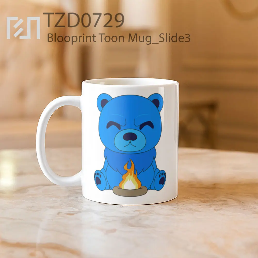 Blooprint Toon Mug - All-side / Desain