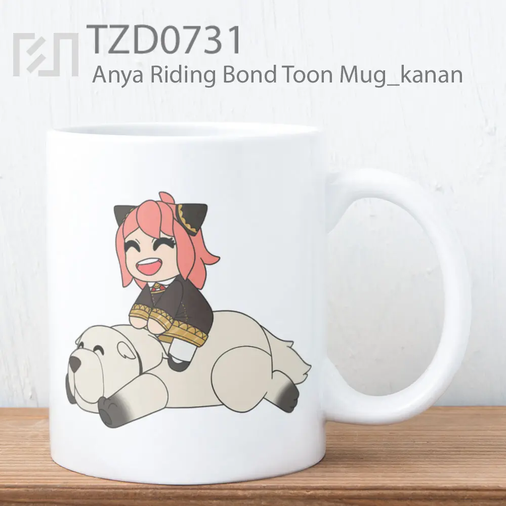 Anya Riding Bond Toon Mug