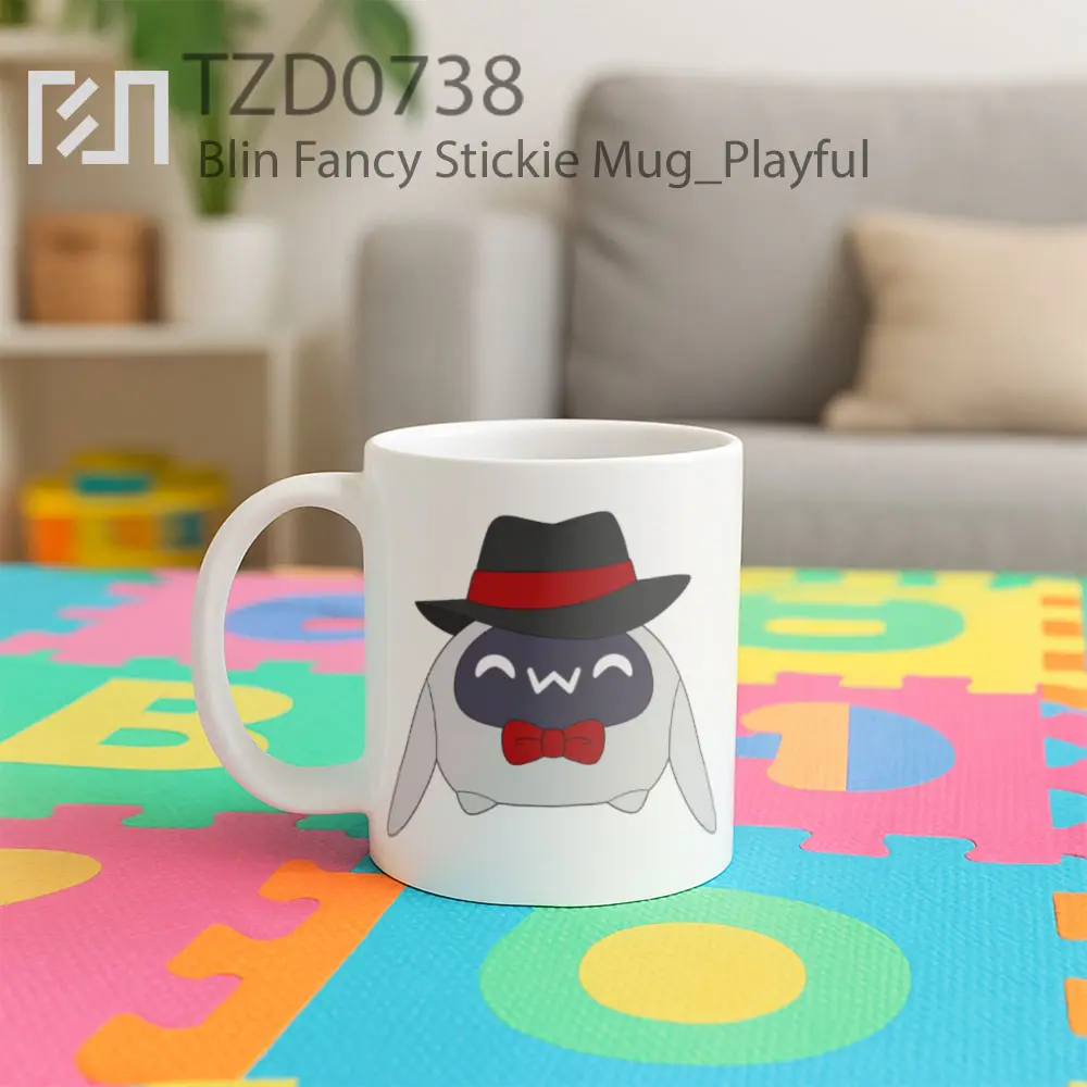 Blin Fancy Stickie Mug - All-side / Desain
