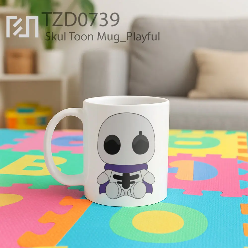 Skul Toon Mug - All-side / Desain