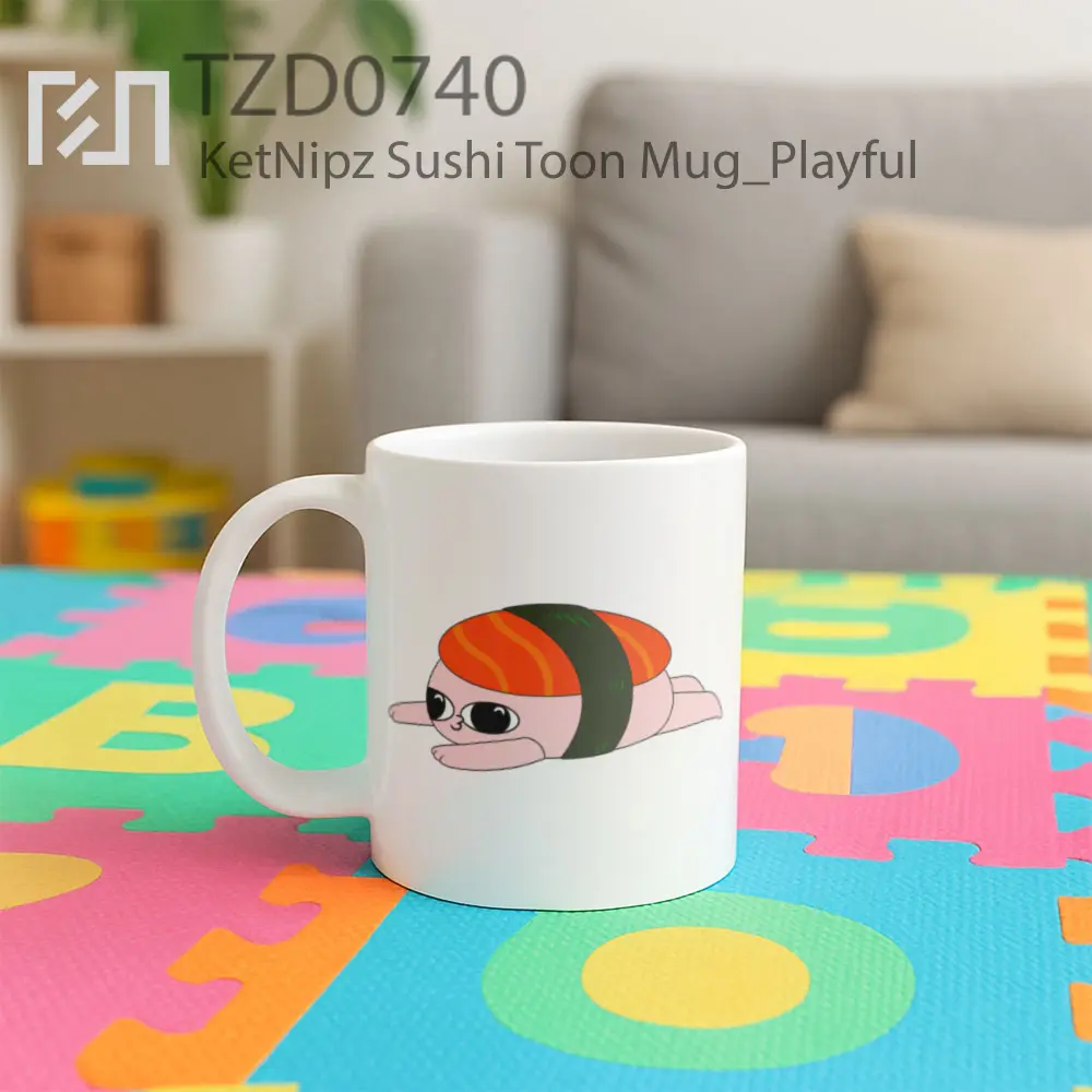 KetNipz Sushi Toon Mug - All-side / Desain