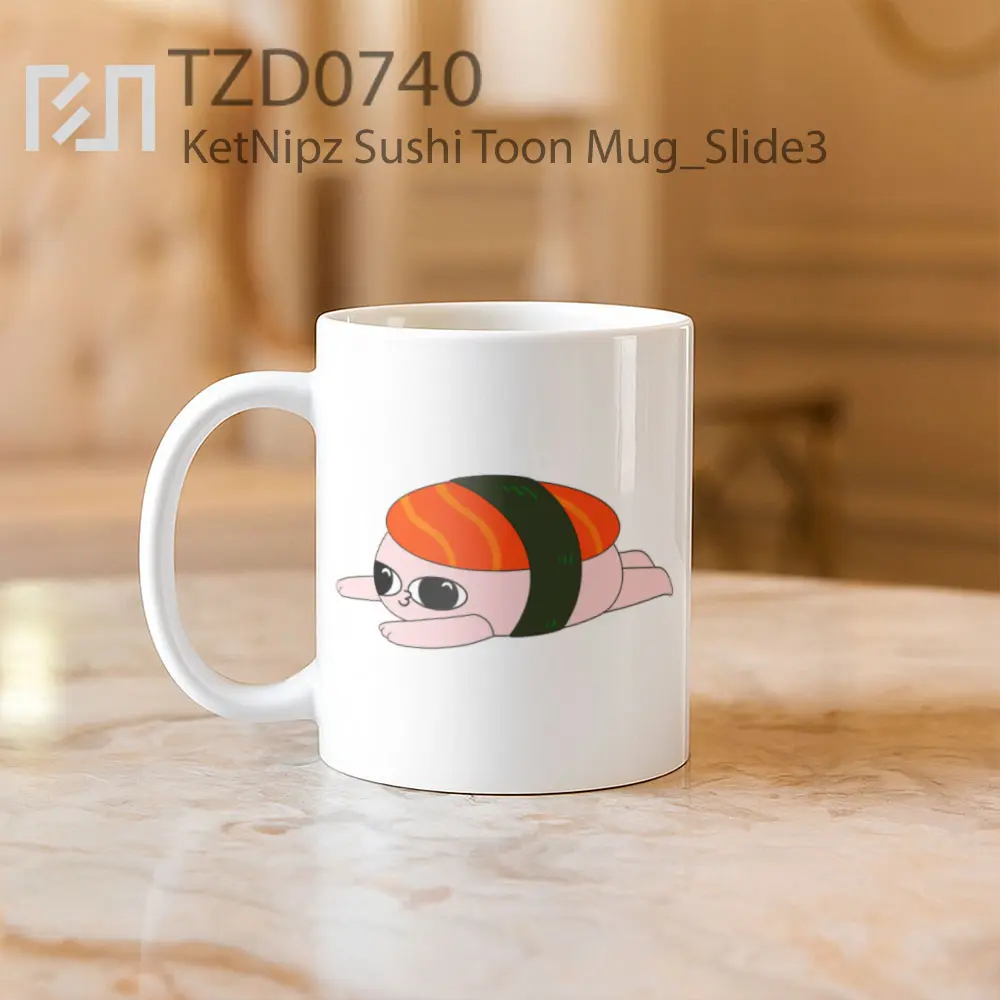 KetNipz Sushi Toon Mug - All-side / Desain