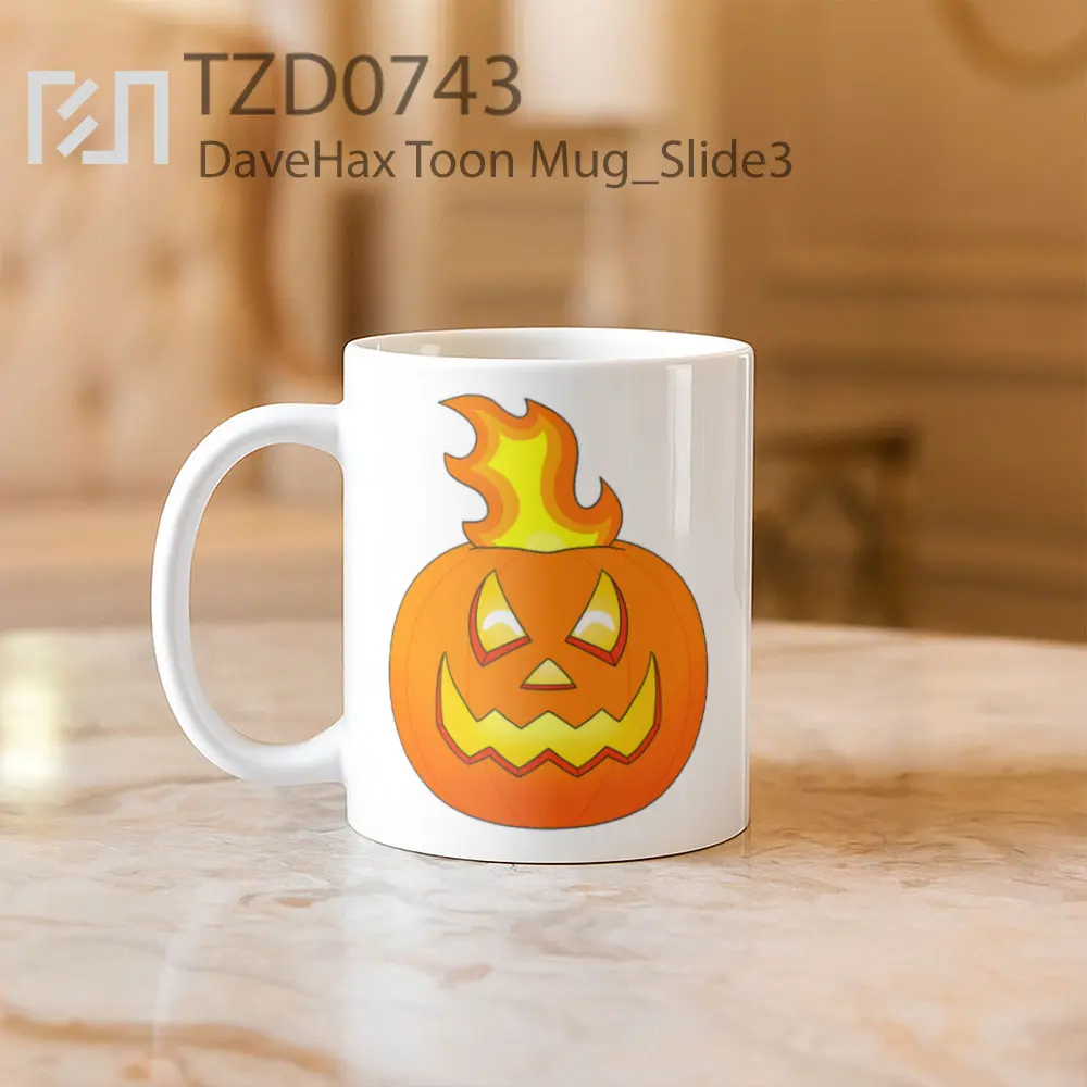 DaveHax Toon Mug - All-side / Desain