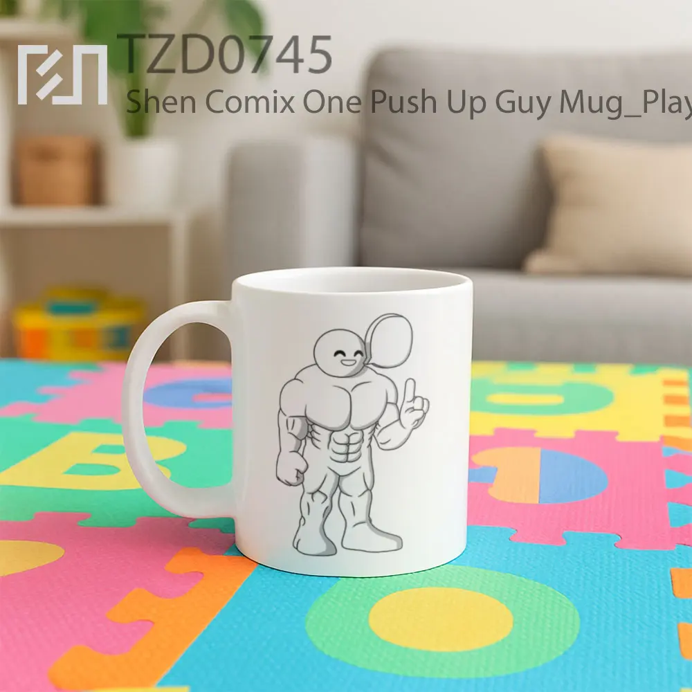 Shen Comix One Push Up Guy Mug - All-side / Desain