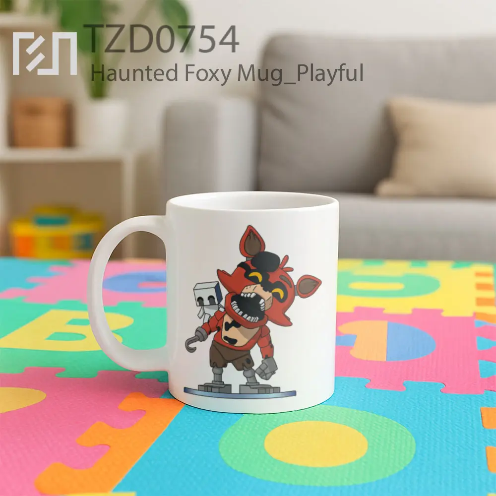 Haunted Foxy Mug - All-side / Desain